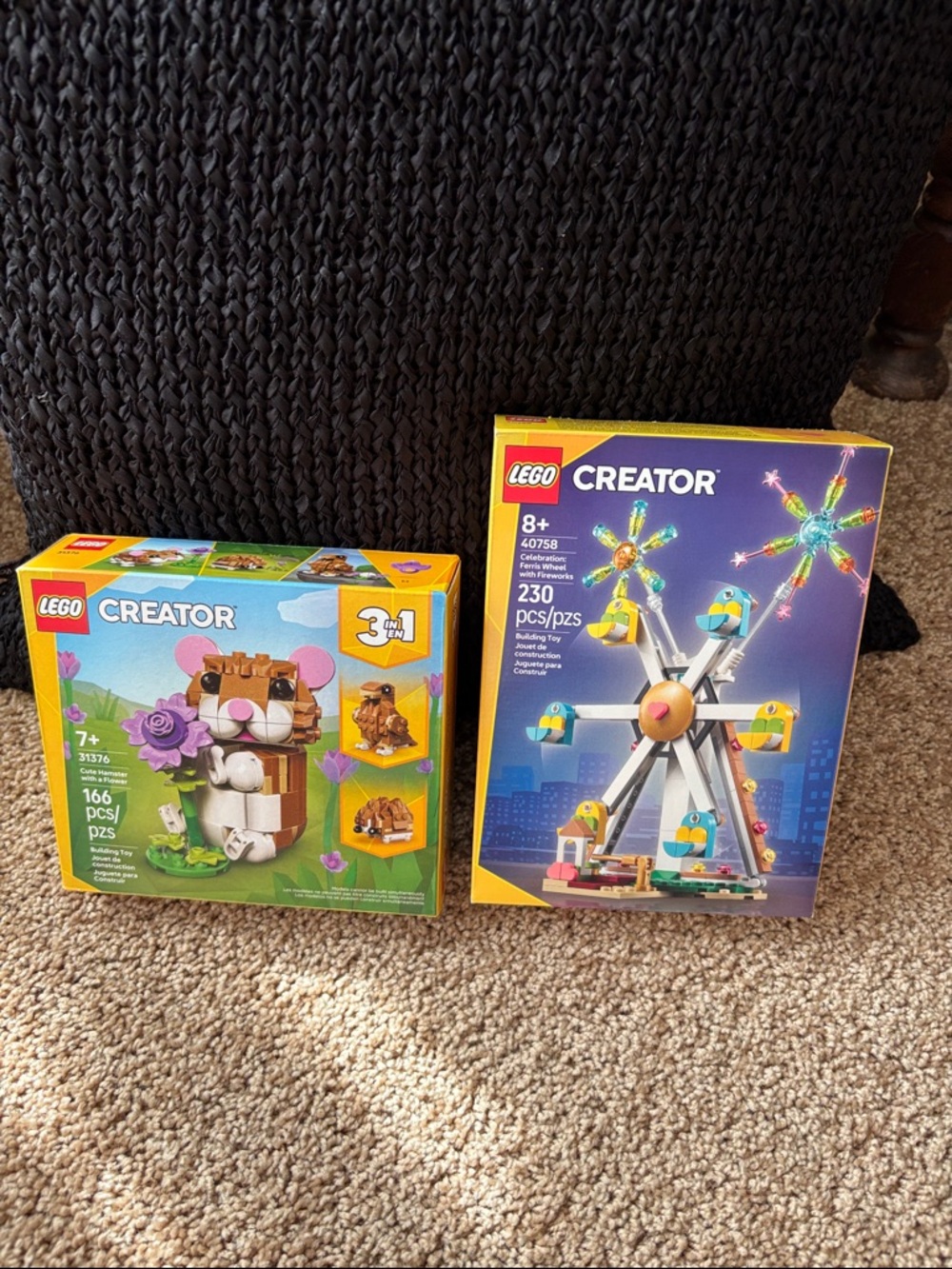 Genuine Lego Brick NWT Creator Ferris Wheel & Hamster/Hedgehog/Bird Set